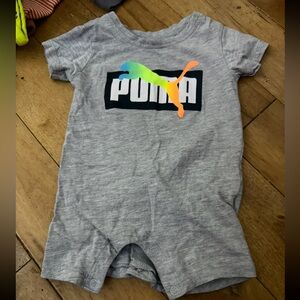 Puma Gray Kids romper